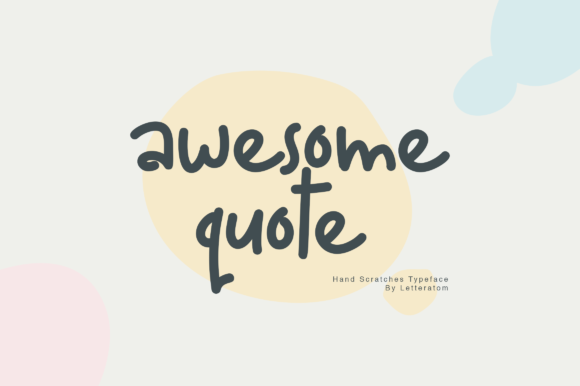Awesome Quote Font Review for Handmade Products
