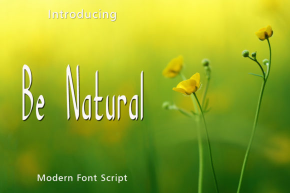 Be Natural: A Minimal Handwritten Font for Elegant Editorial Design