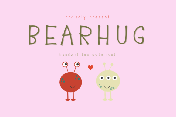 Bearhug Font: Friendly Handwritten Style for Small Business Branding
