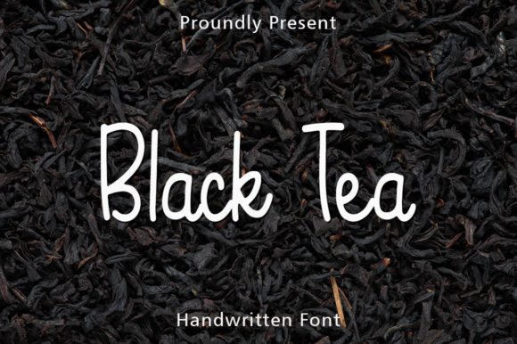 Black Tea Font: A Sweet Handwritten Typeface for Editorial Design