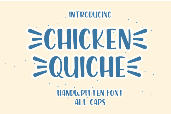 Chicken Quiche Font Review for Social Media Campaigns