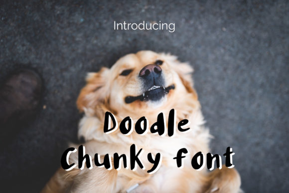 Doodle Chunky Font for Editorial Design and Publishing