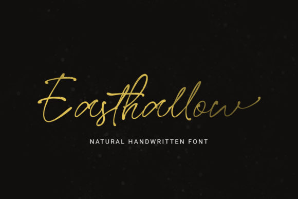 Easthallow Font: Elegant Script for Web Design
