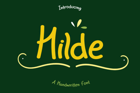 Hilde Font: Sweet Handwritten Style for Makers