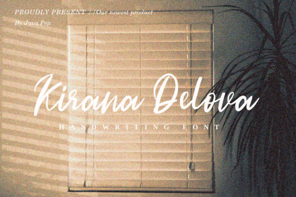 Kirana Delova Font: Natural Brushstroke Script for Web Design