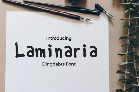 Laminaria: A Sweet Handwritten Font for Editorial Charm