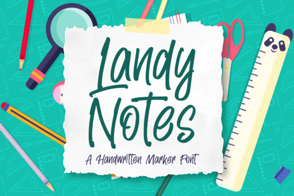 Landy Notes Font for Warm Editorial Design
