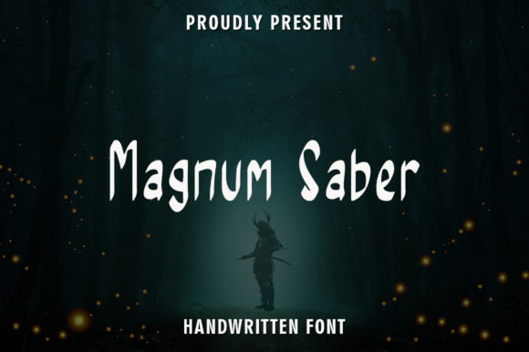Magnum Saber: A Sweet Handwritten Font for Real Branding Projects