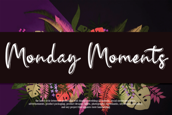 Monday Moments: A Sweet Script Handwritten Font for Creative Designs