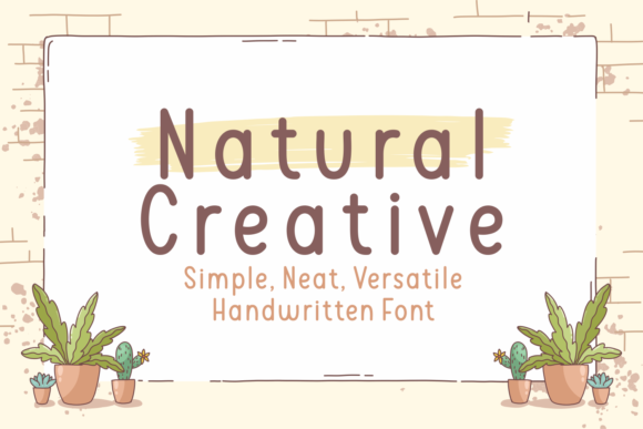 Natural Creative Font for Authentic Editorial Design
