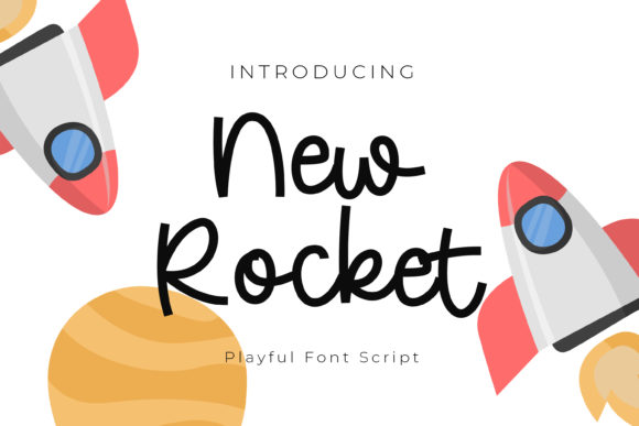 New Rocket Font: A Sweet Handwritten Typeface for Branding