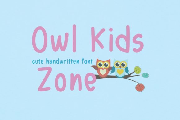 Owl Kids Zone Font: A Web Designer’s Layout Test