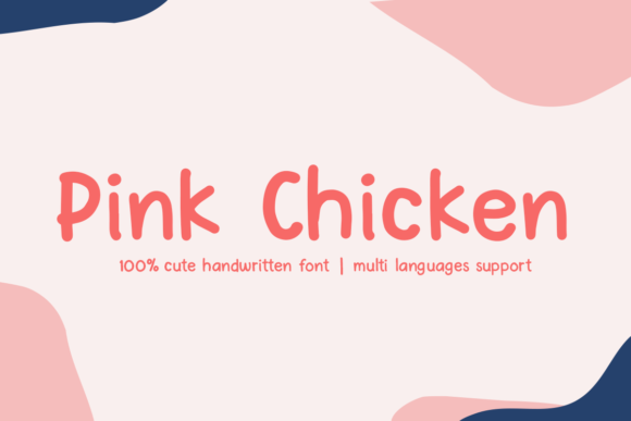 Pink Chicken Font Review for Handmade Product Design
