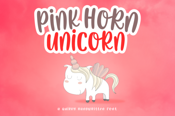 Pink Horn Unicorn Font: A Quirky Typeface for Branding