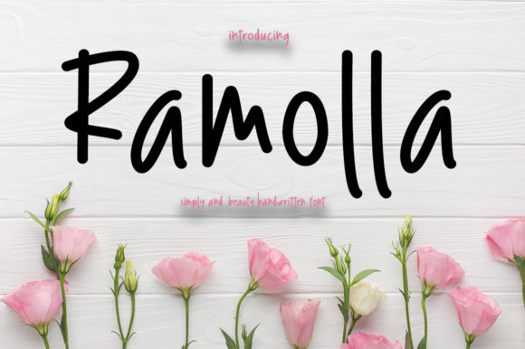 Ramolla: A Sweet Handwritten Font for Crafters and Makers