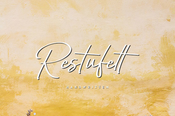 Restufelt Font: Natural Handwritten Style for Makers