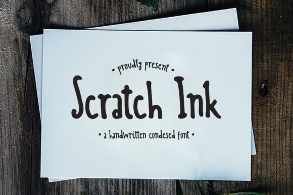 Scratch Ink Font: Elevating Small Business Branding