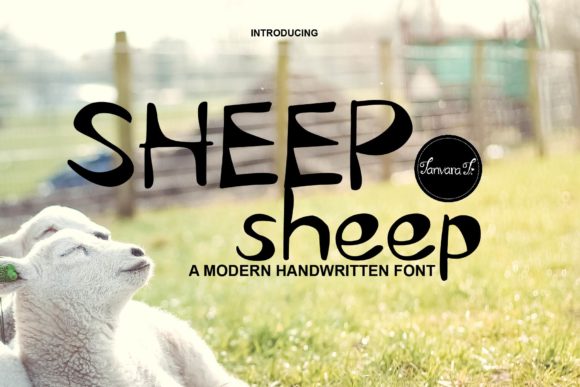 Sheep Sheep Font: Quirky Handwritten Style for Small Business Branding