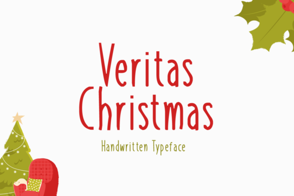 Veritas Christmas: A Sweet Handwritten Font for Scroll-Stopping Marketing