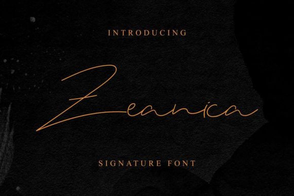 Zeanica: A Sweet Handwritten Font for Modern Marketing Designs